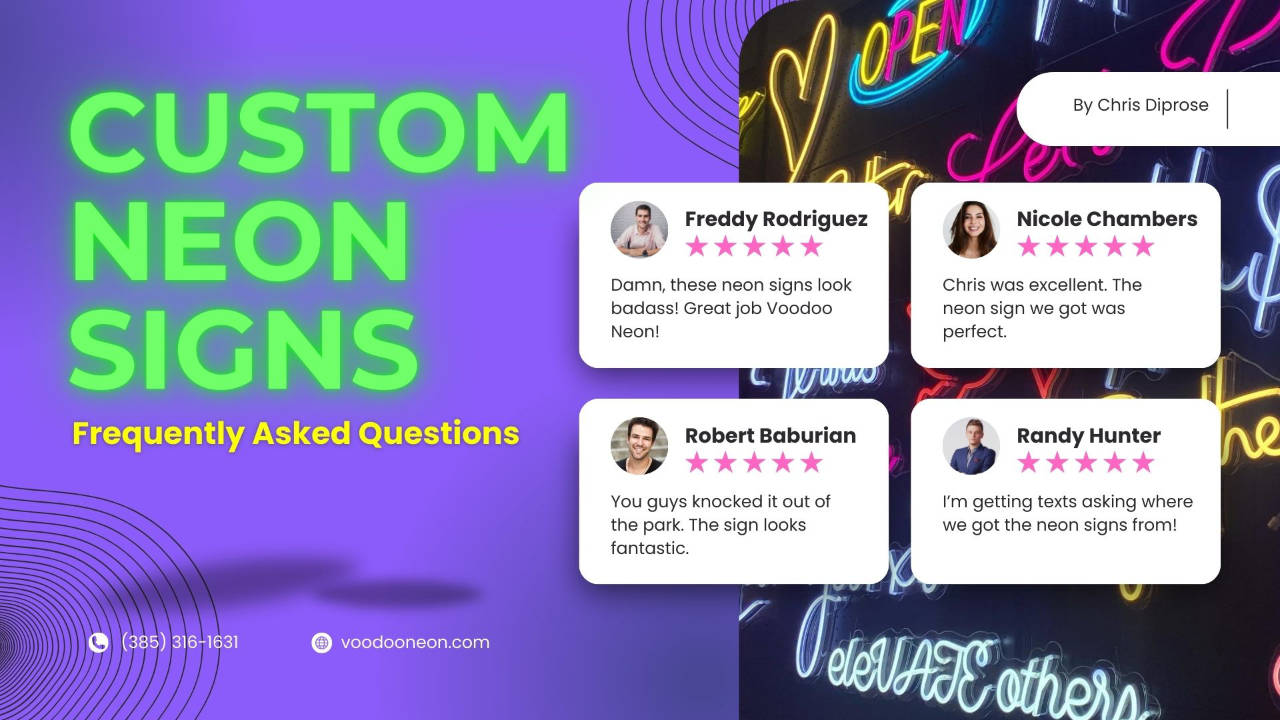 Load video: Frequently Asked Questions About Our Custom Neon Signs