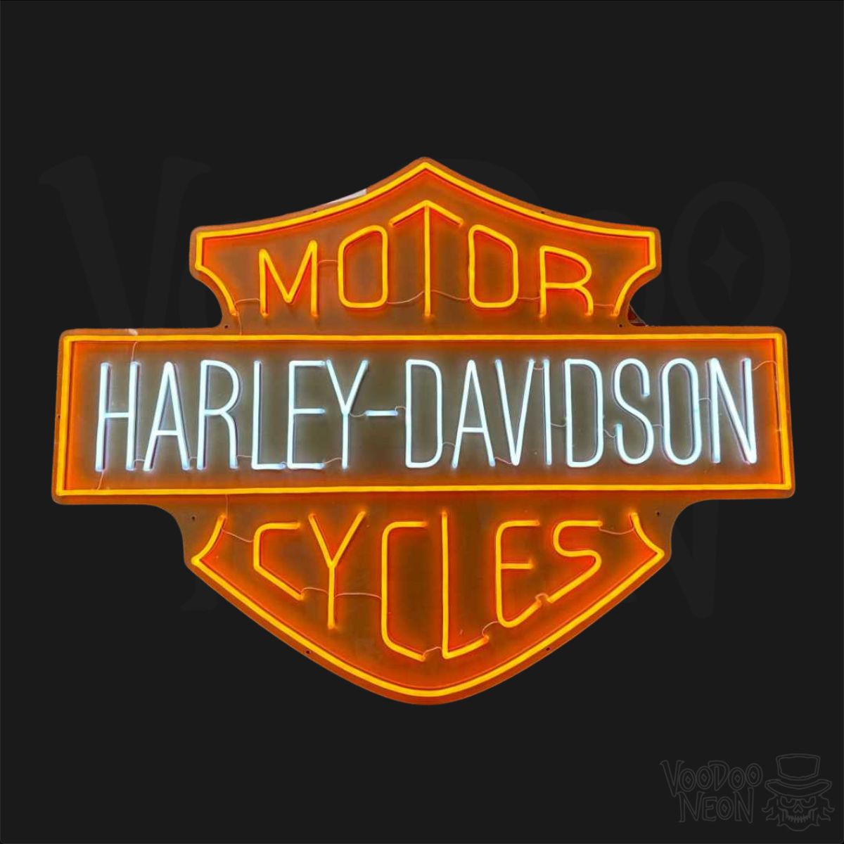 Harley Davidson neon sign - Real-life Actual Sign