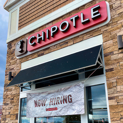 Chipotle channel letter sign