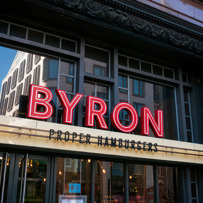 Byron channel letter sign