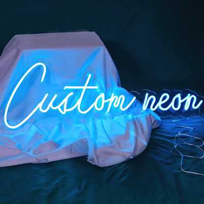 Custom neon in blue