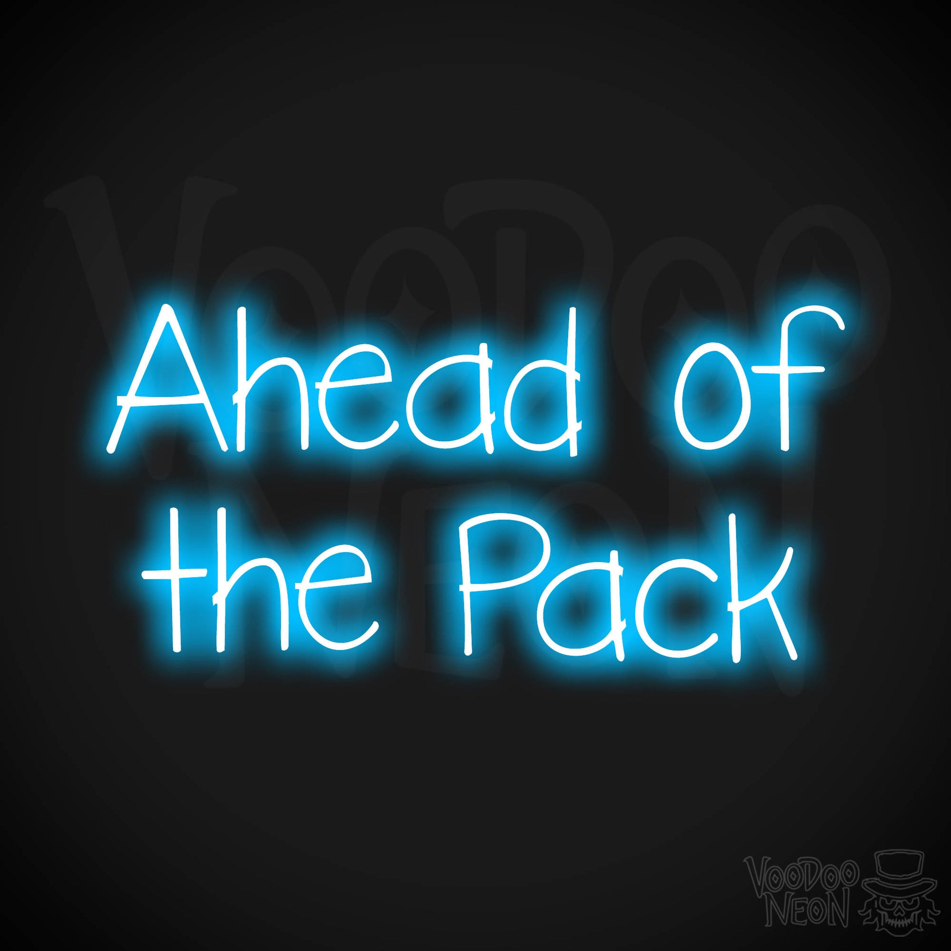 Ahead Of The Pack LED Neon - Dark Blue