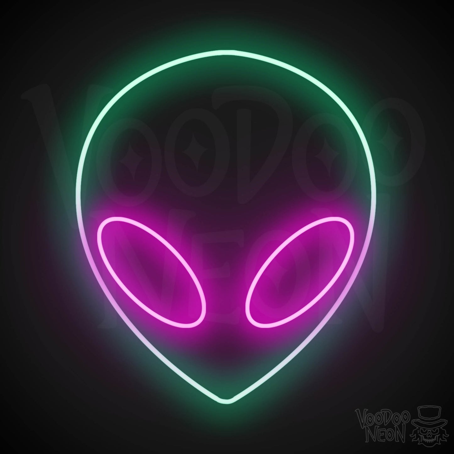 Alien Face LED Neon - Multi-Color