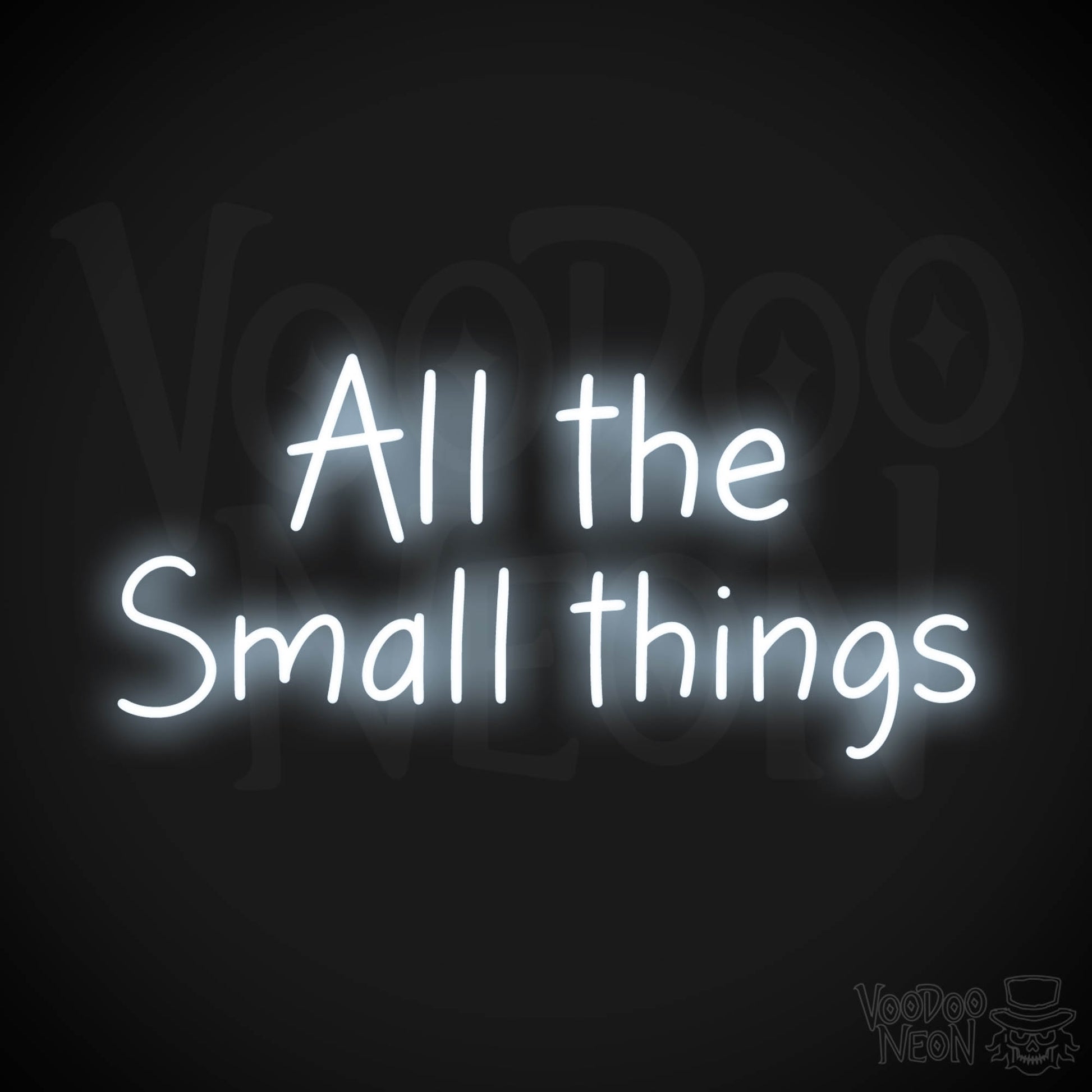 All The Small Things LED Neon - Cool White
