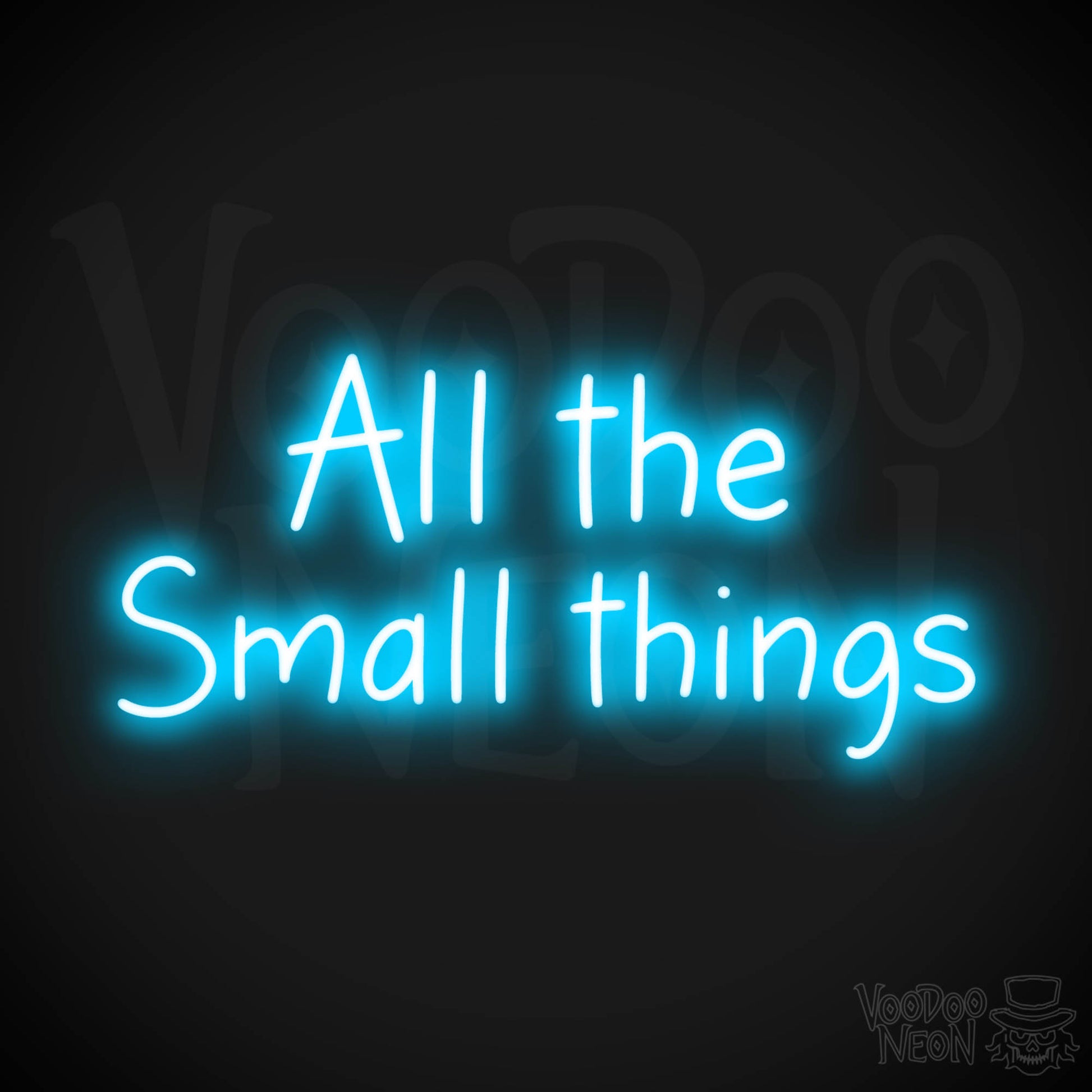 All The Small Things LED Neon - Dark Blue