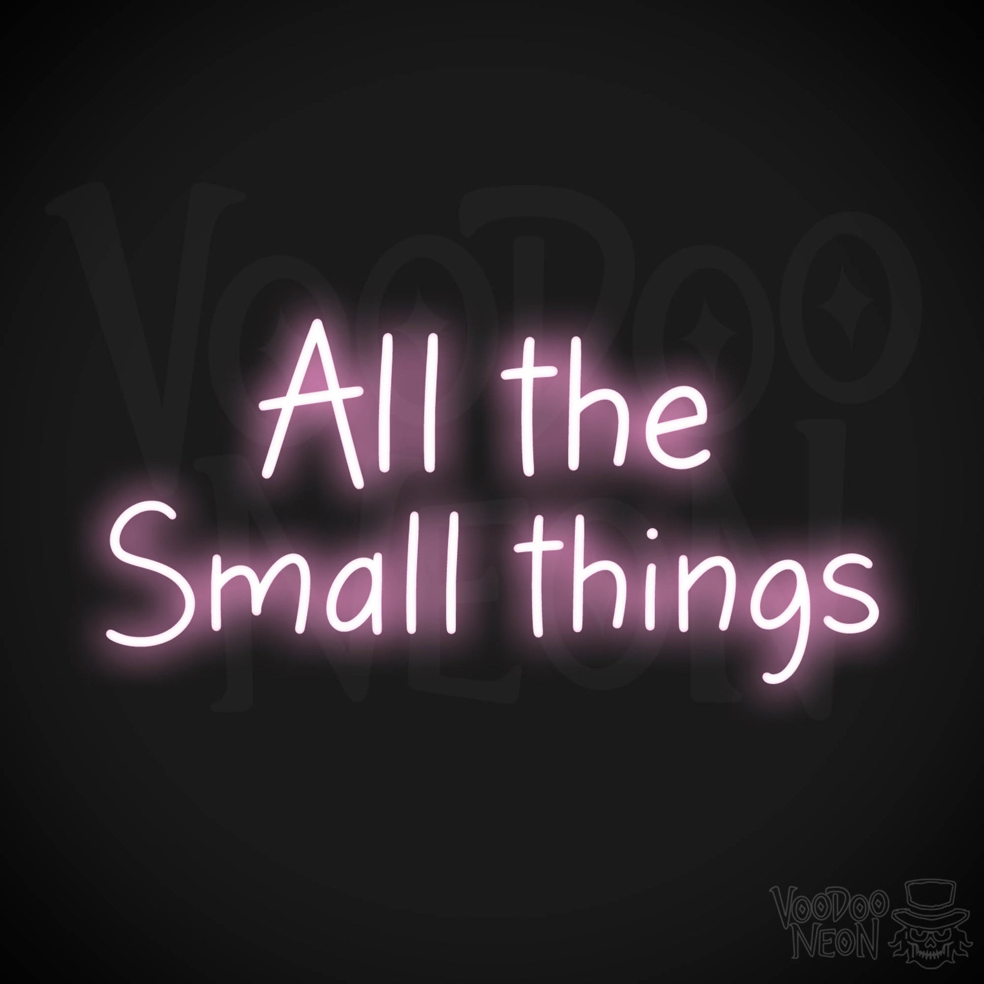 All The Small Things LED Neon - Light Pink