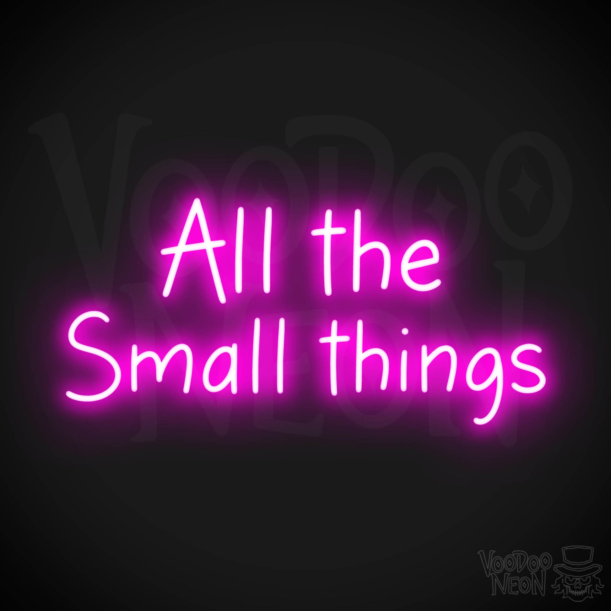 All The Small Things LED Neon - Pink