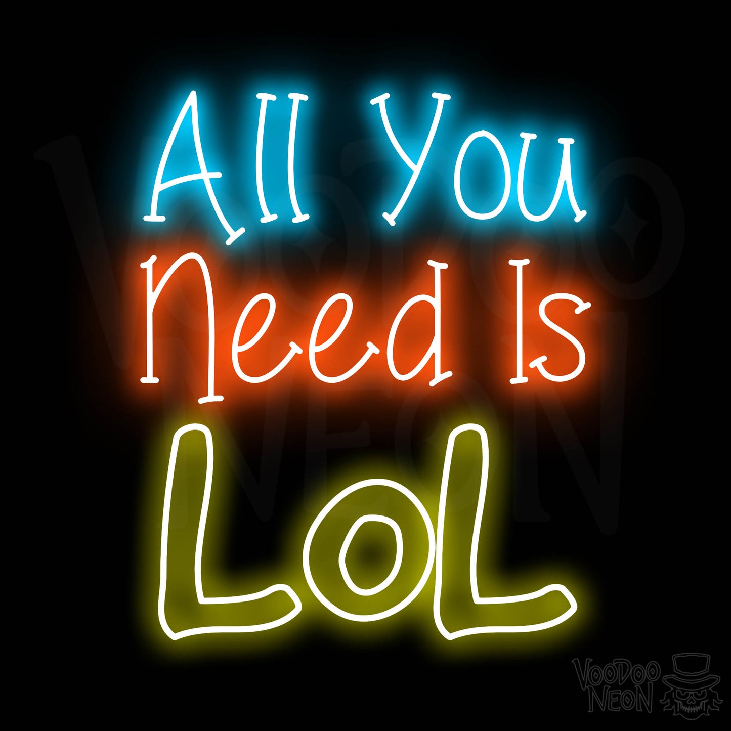 All You Need Is Lol LED Neon - Multi-Color