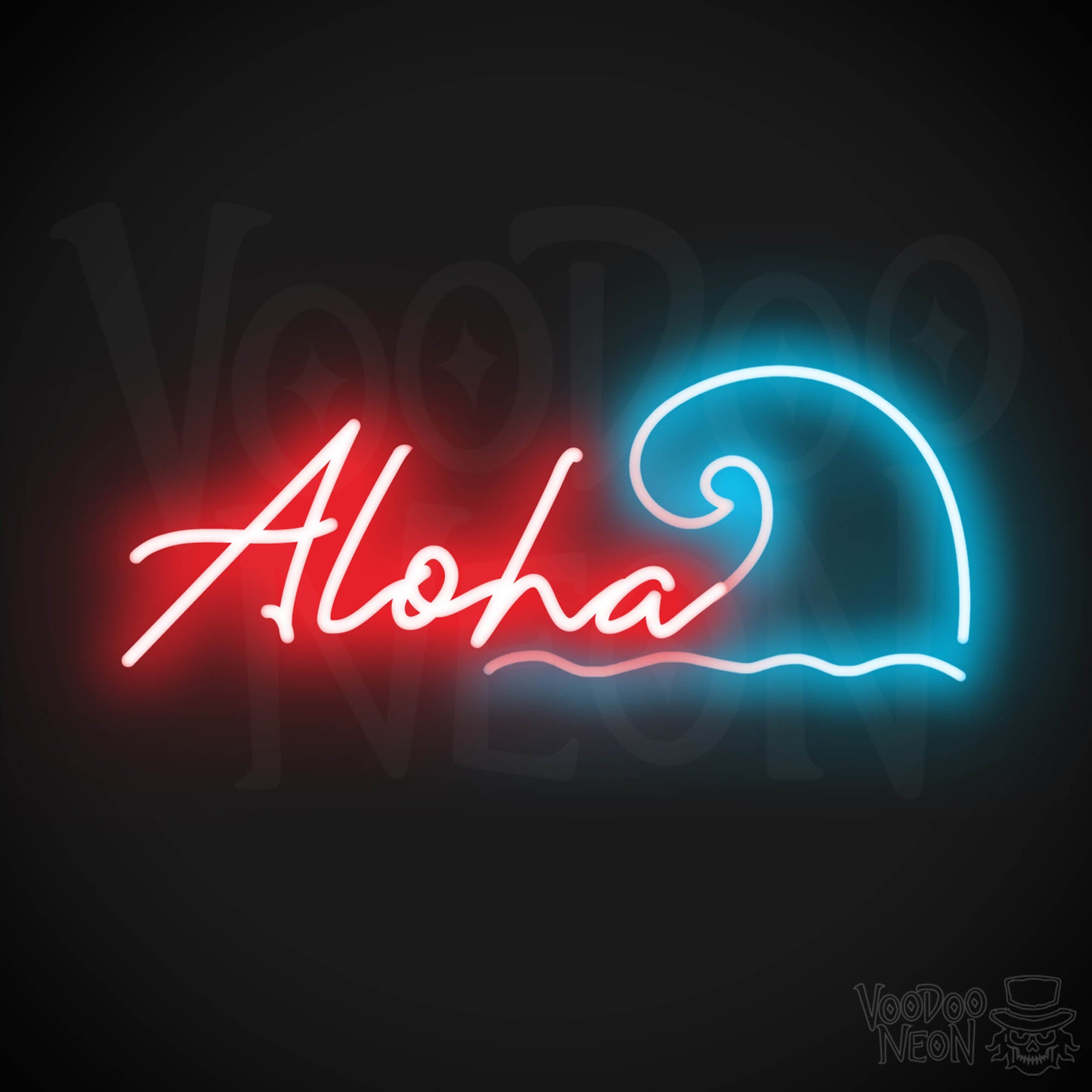 Aloha Neon Sign