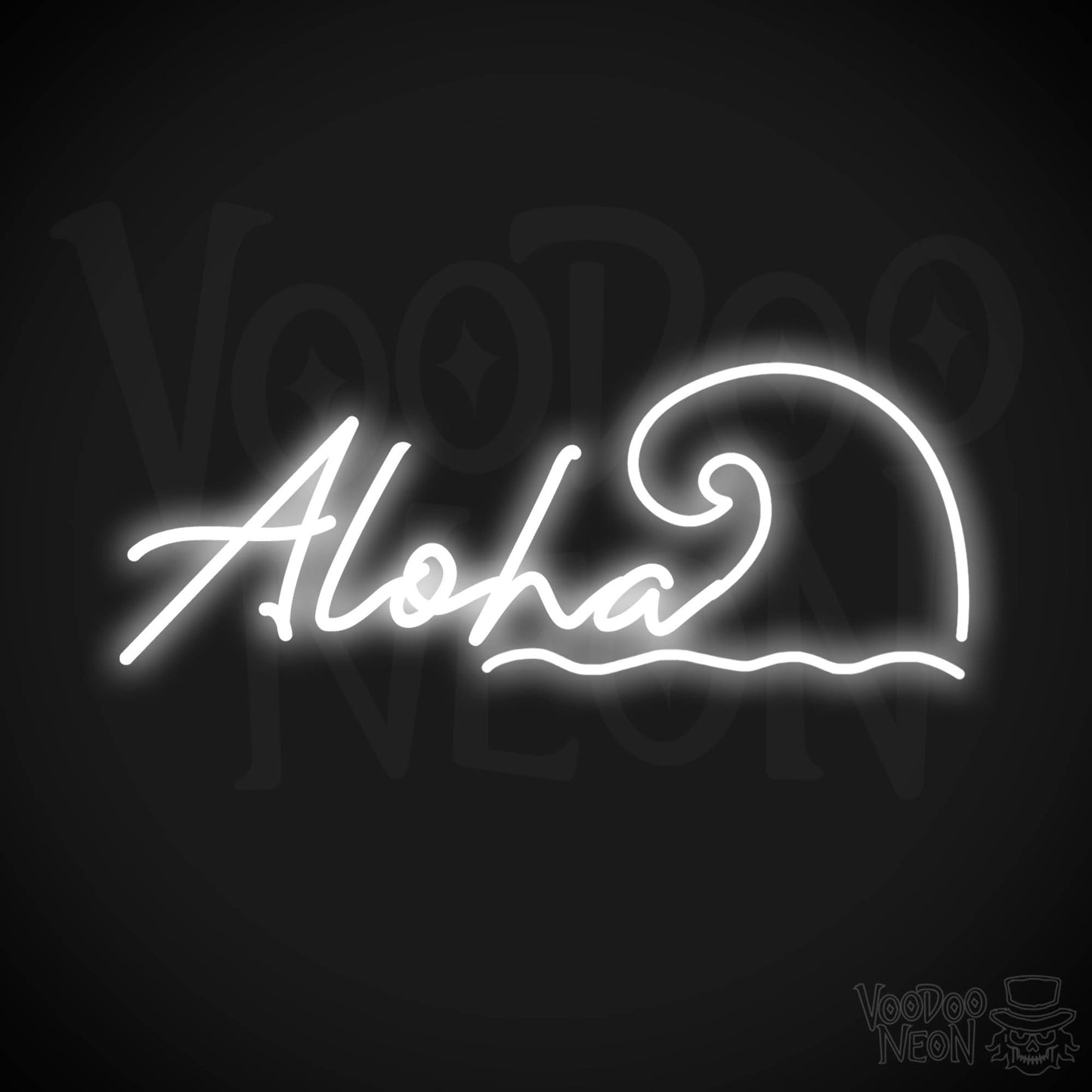 Aloha LED Neon - White