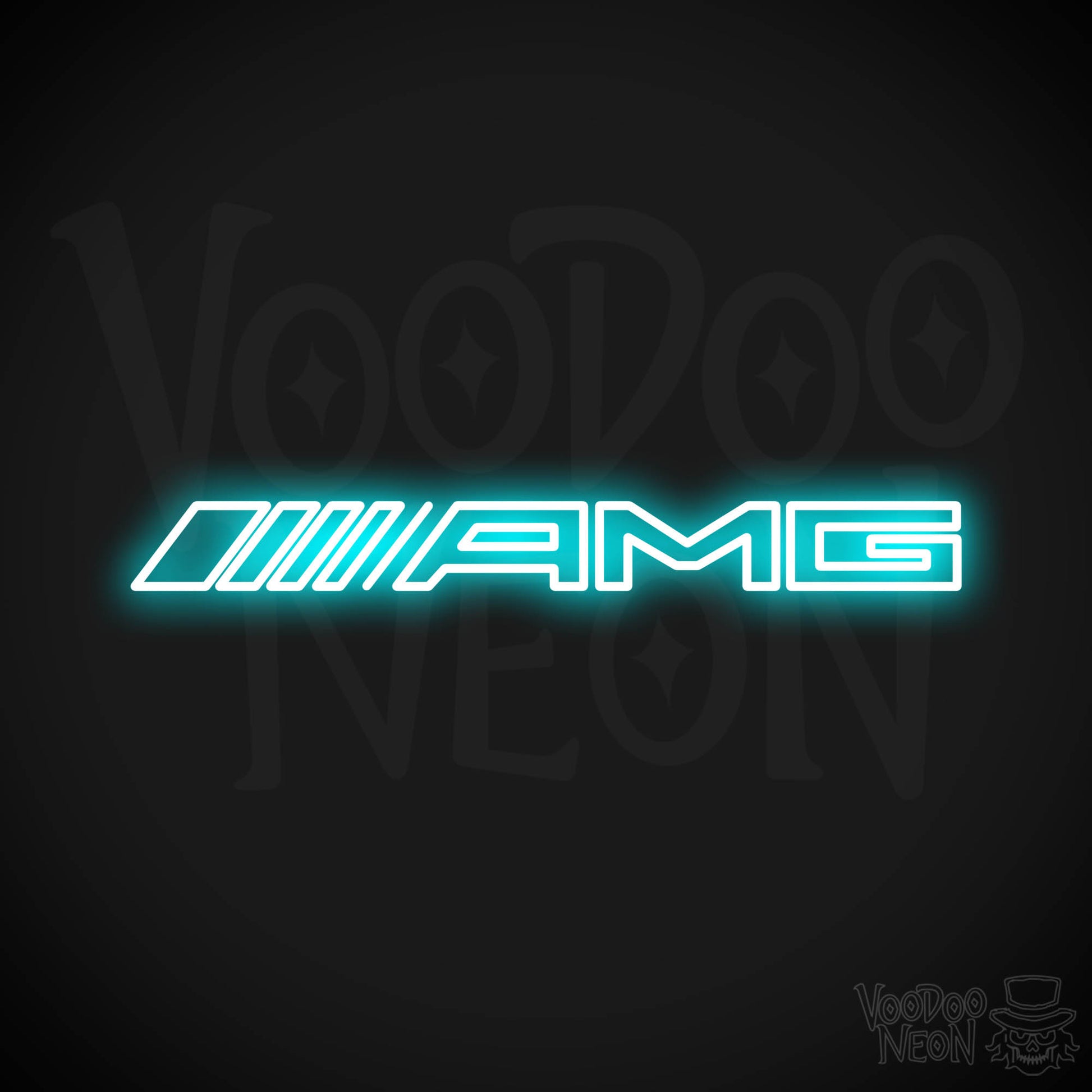 AMG Neon Sign - Ice Blue