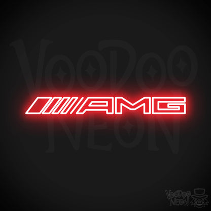 AMG Neon Sign - Red