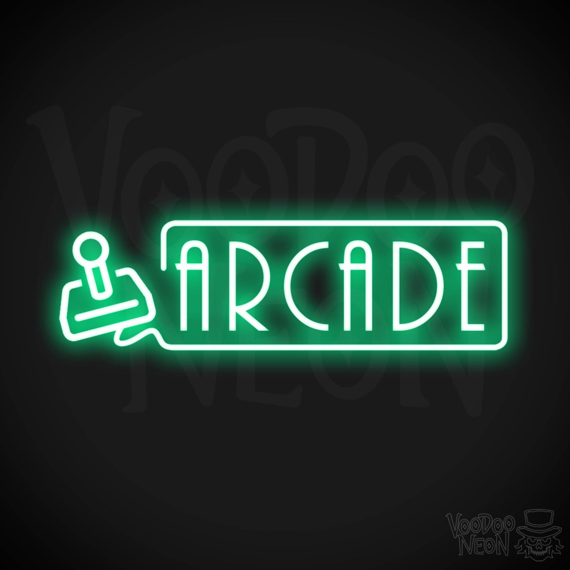 Arcade Neon Sign - Neon Arcade Sign - Neon Wall Art - Color Green