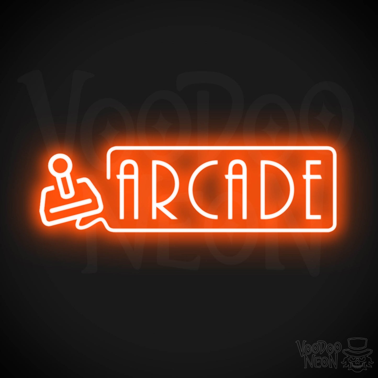 Arcade Neon Sign - Neon Arcade Sign - Neon Wall Art - Color Orange