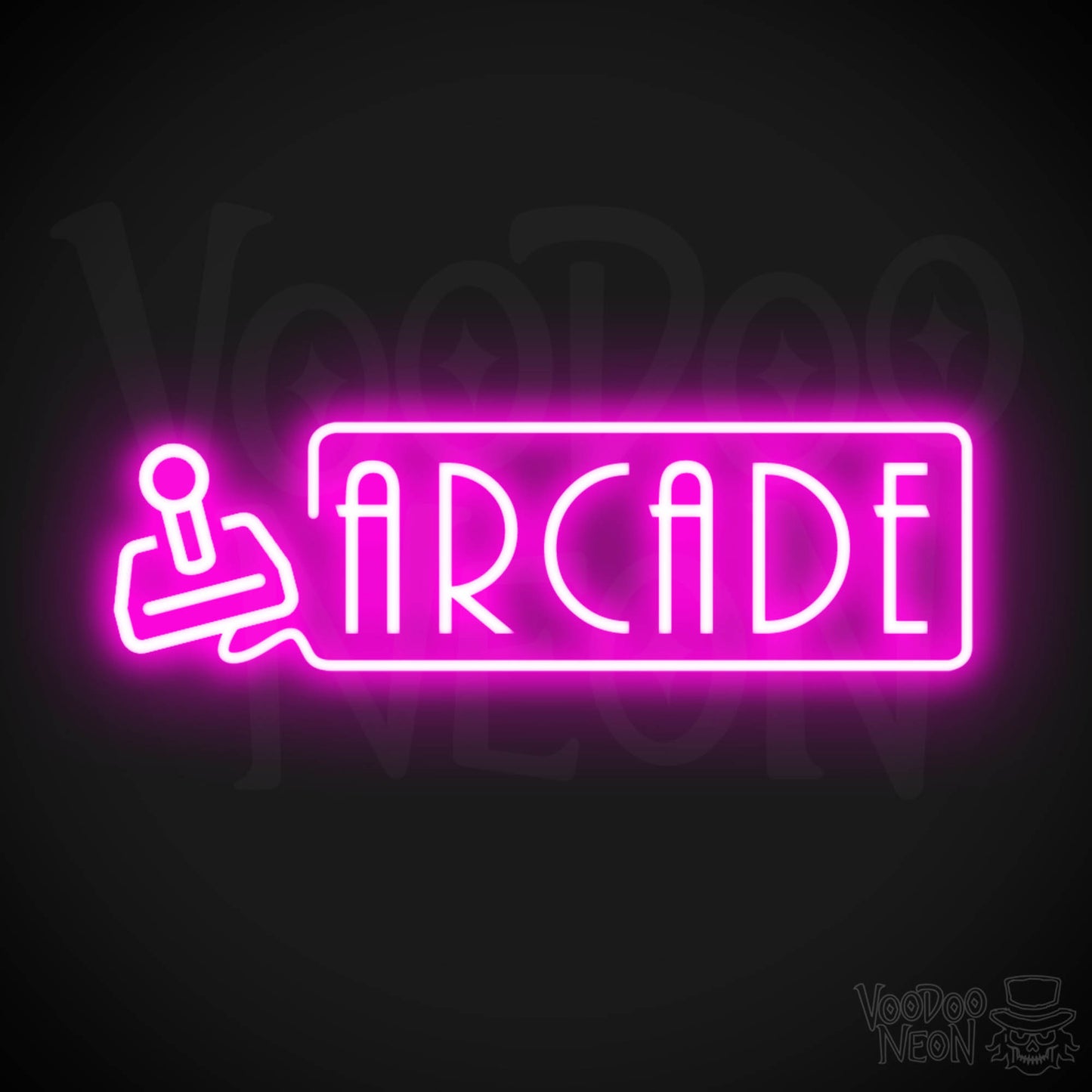 Arcade Neon Sign - Neon Arcade Sign - Neon Wall Art - Color Pink