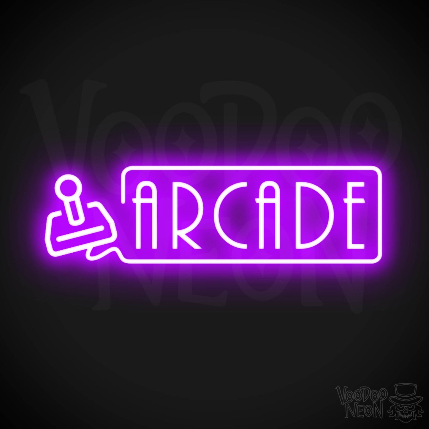 Arcade Neon Sign - Neon Arcade Sign - Neon Wall Art - Color Purple
