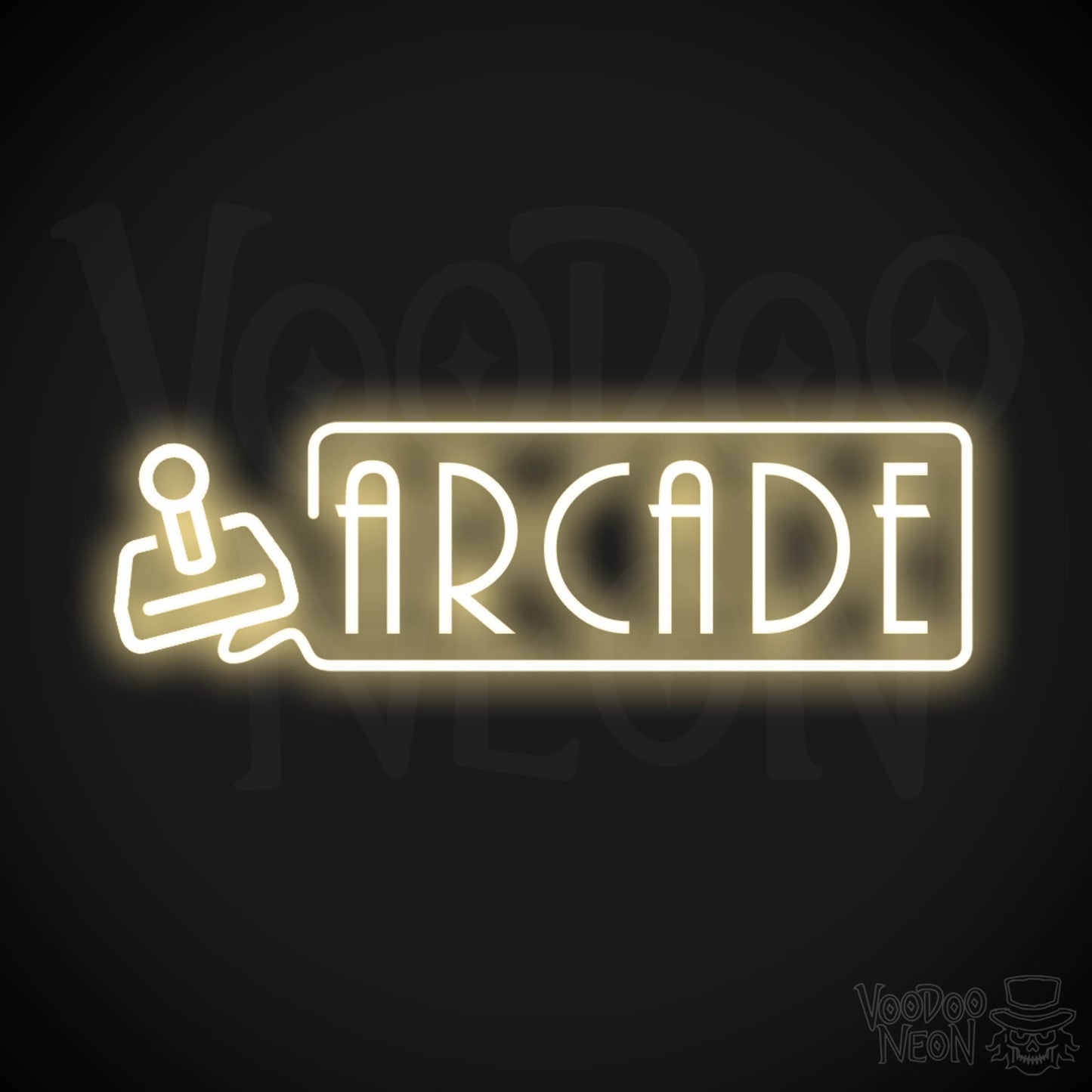 Arcade Neon Sign - Neon Arcade Sign - Neon Wall Art - Color Warm White