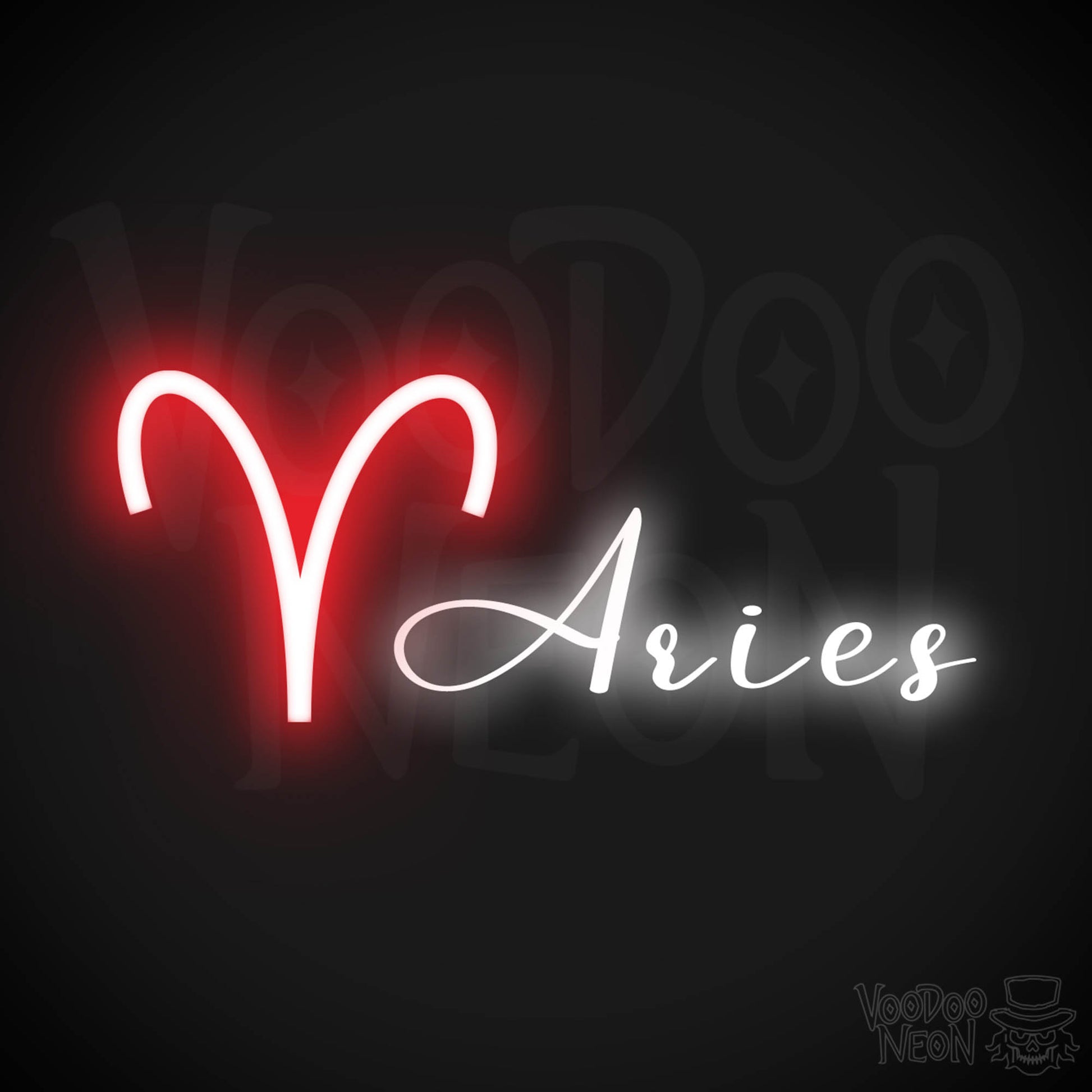 Aries Neon Sign - Neon Aries Sign - Aries Symbol - Neon Wall Art - Color Multi-Color