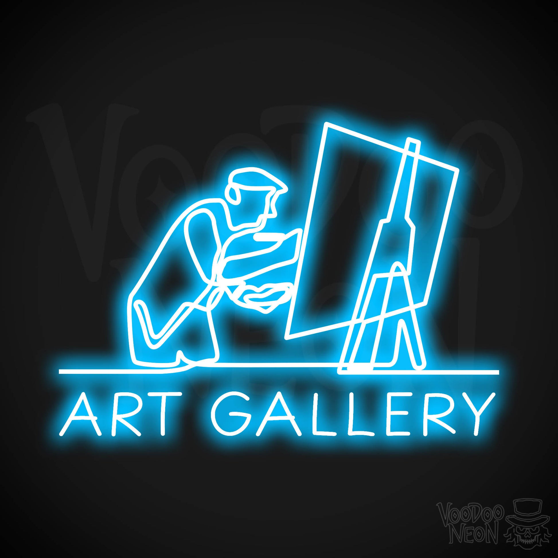 Art Gallery LED Neon - Dark Blue