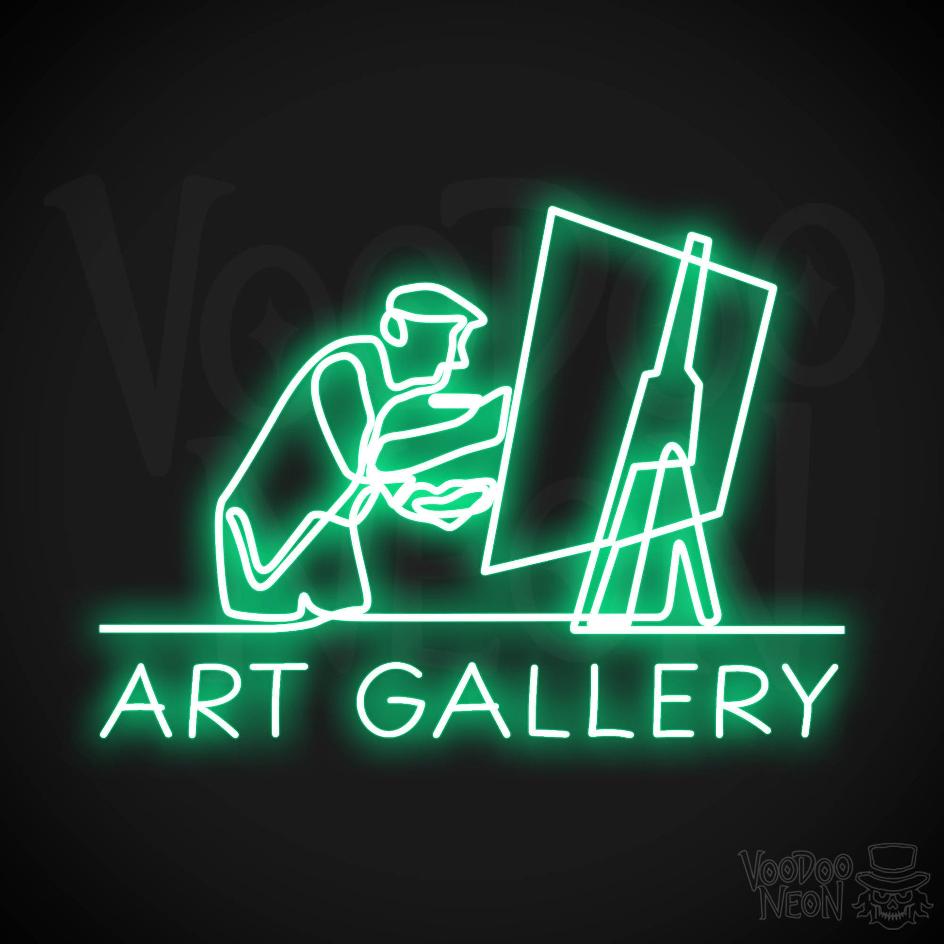 Art Gallery LED Neon - Green