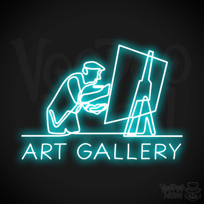 Art Gallery LED Neon - Ice Blue
