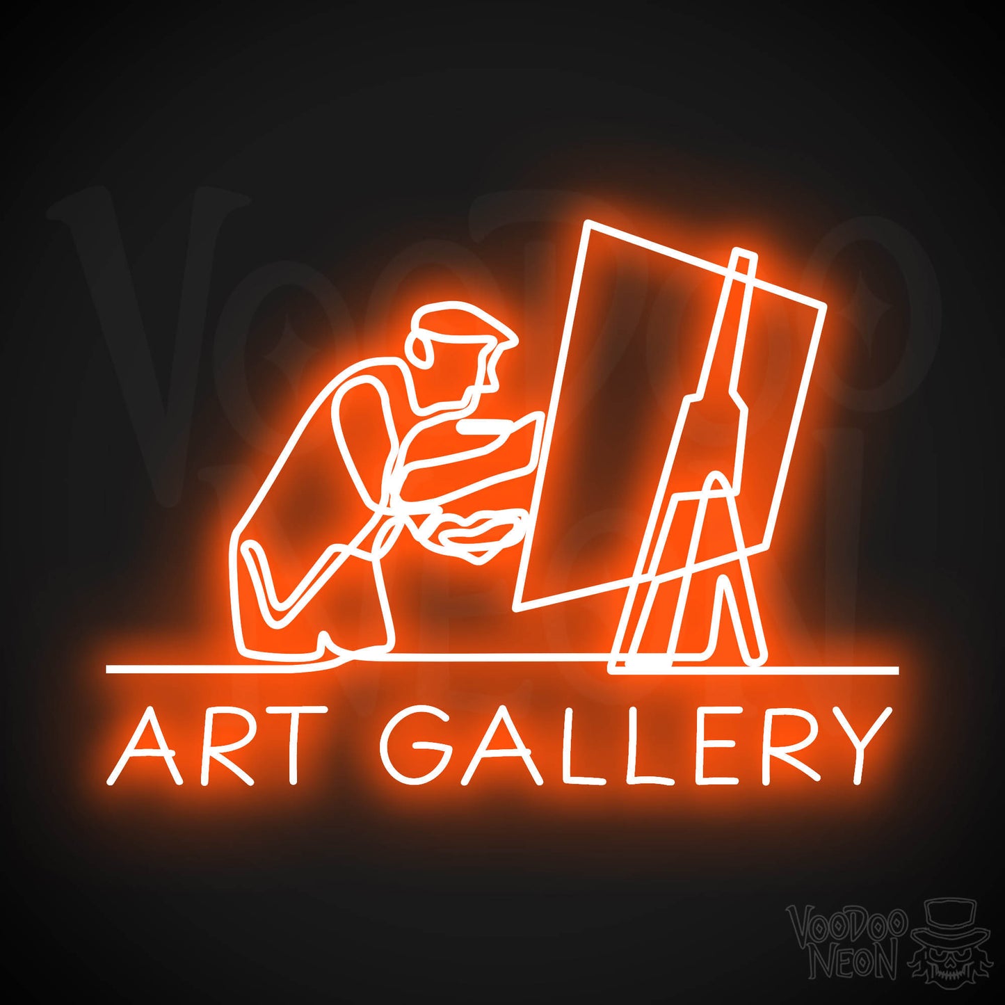 Art Gallery LED Neon - Orange