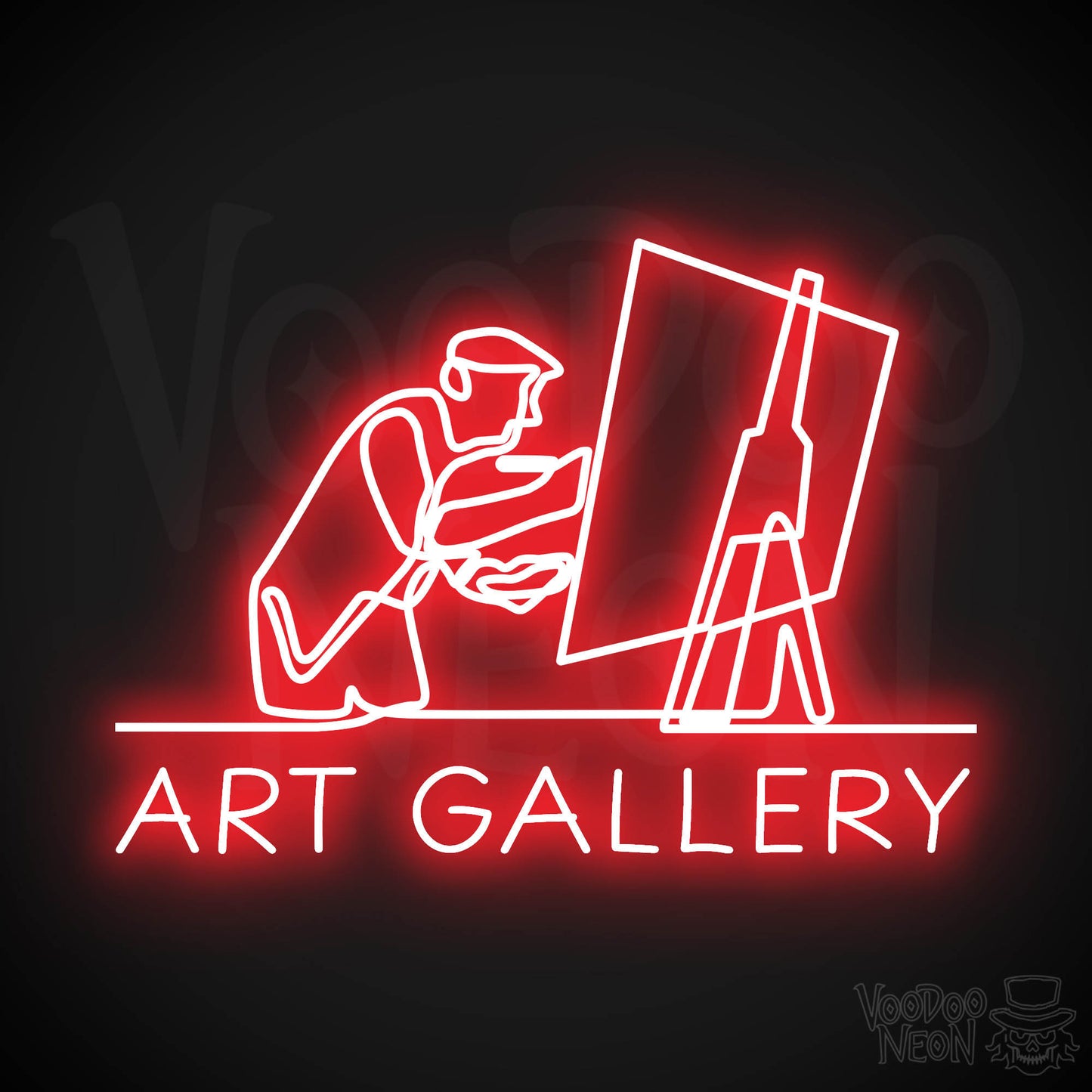 Art Gallery LED Neon - Red