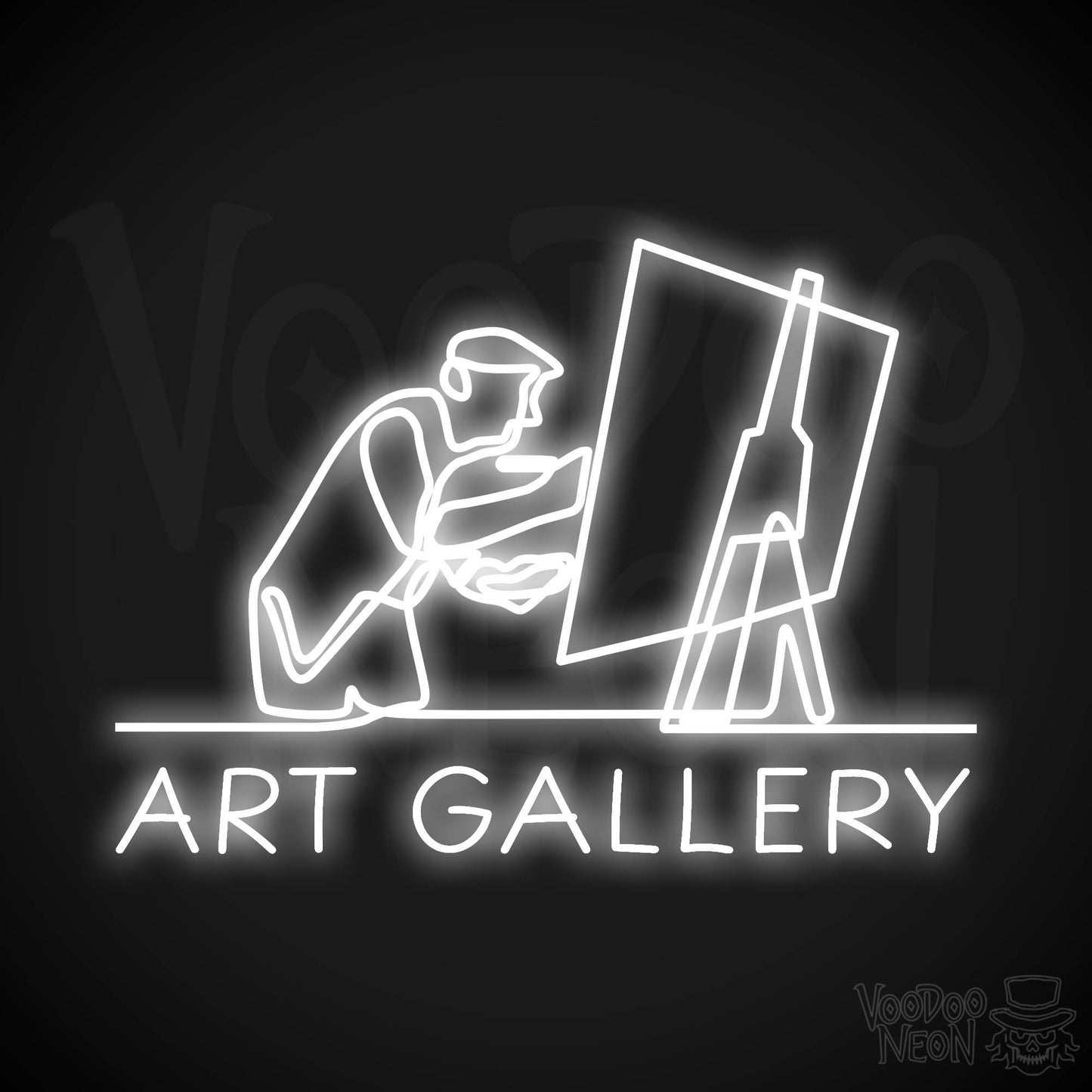 Art Gallery LED Neon - White