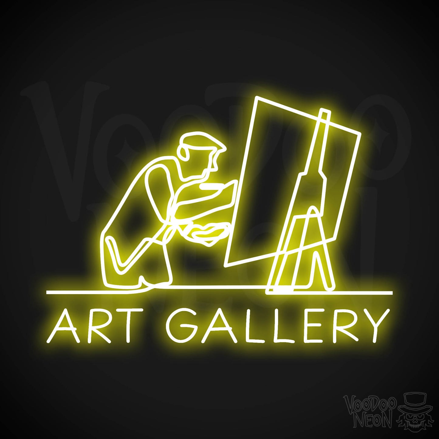 Art Gallery LED Neon - Yellow