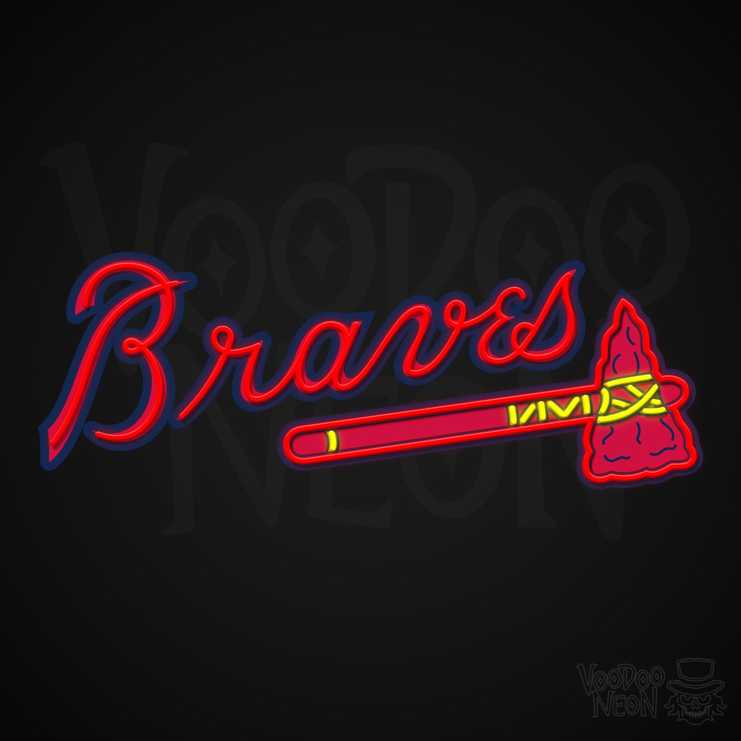 Atlanta Braves Neon Sign