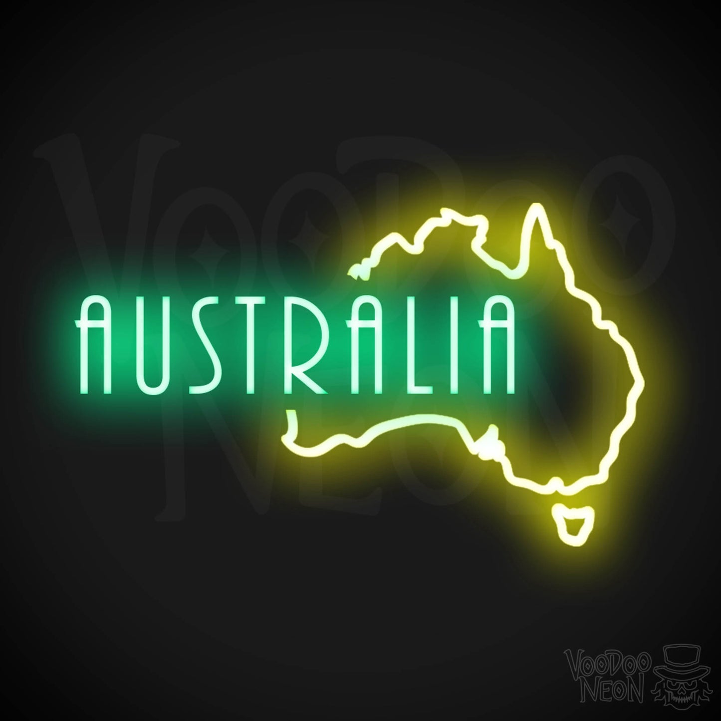 Australia Neon Sign - Neon Australia Sign - Color Multi-Color