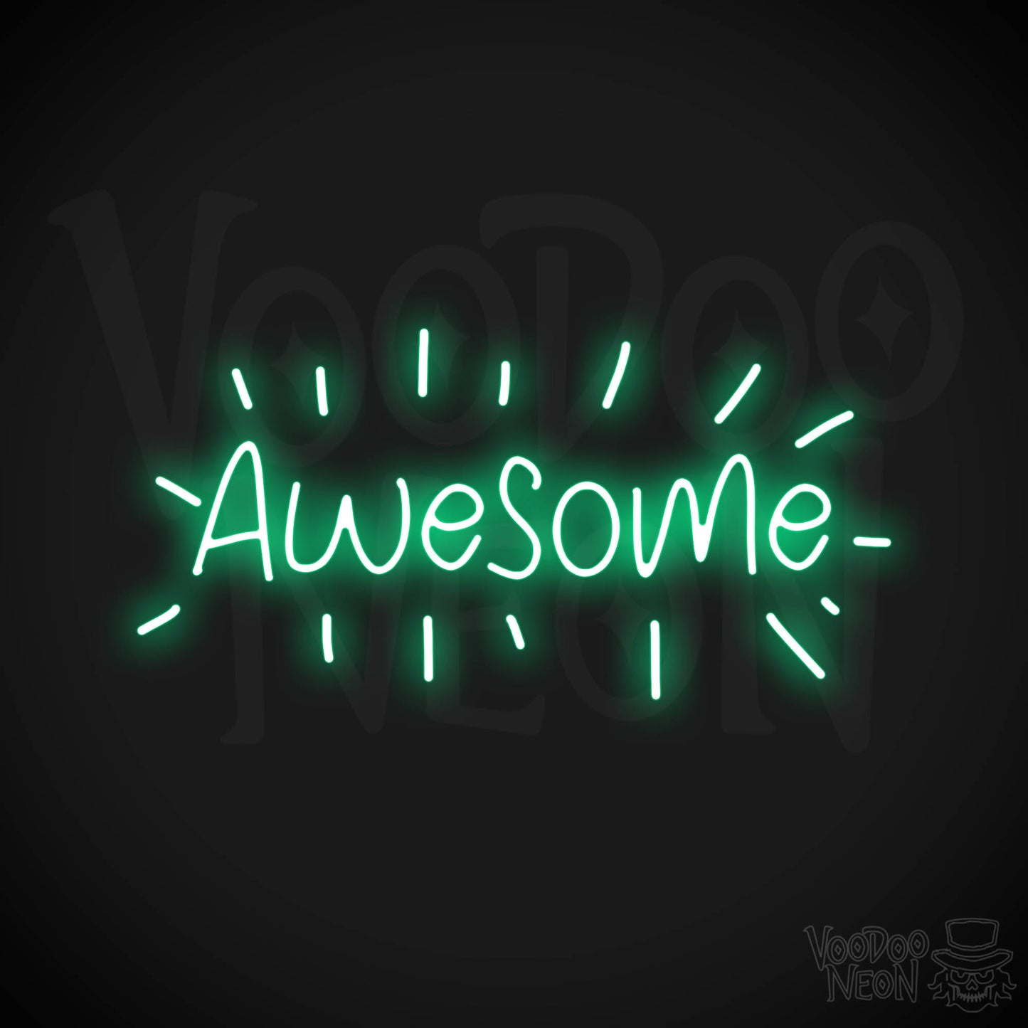 Awesome Neon Sign - Green