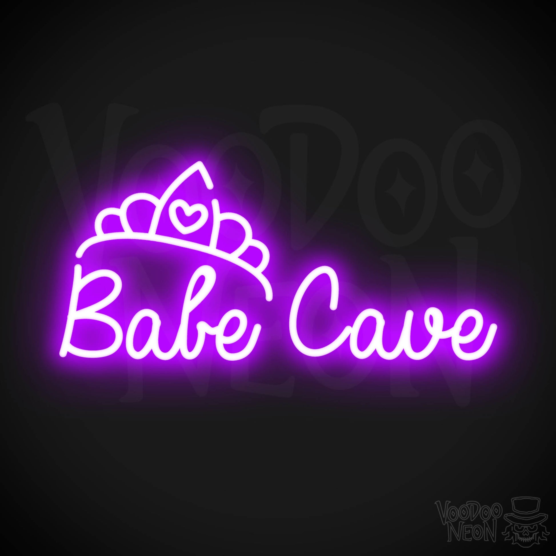 Babe Cave LED Neon - Purple