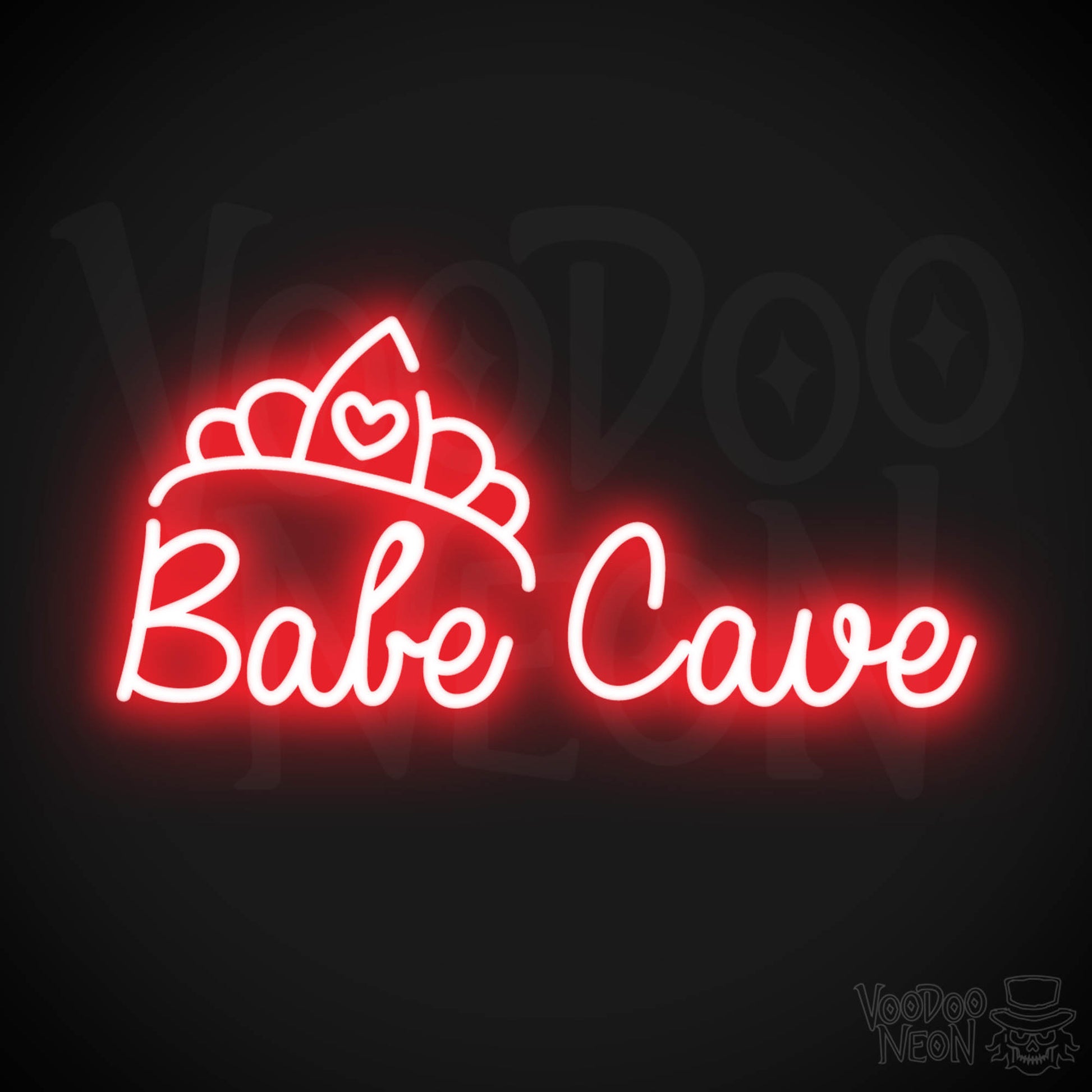 Babe Cave LED Neon - Red