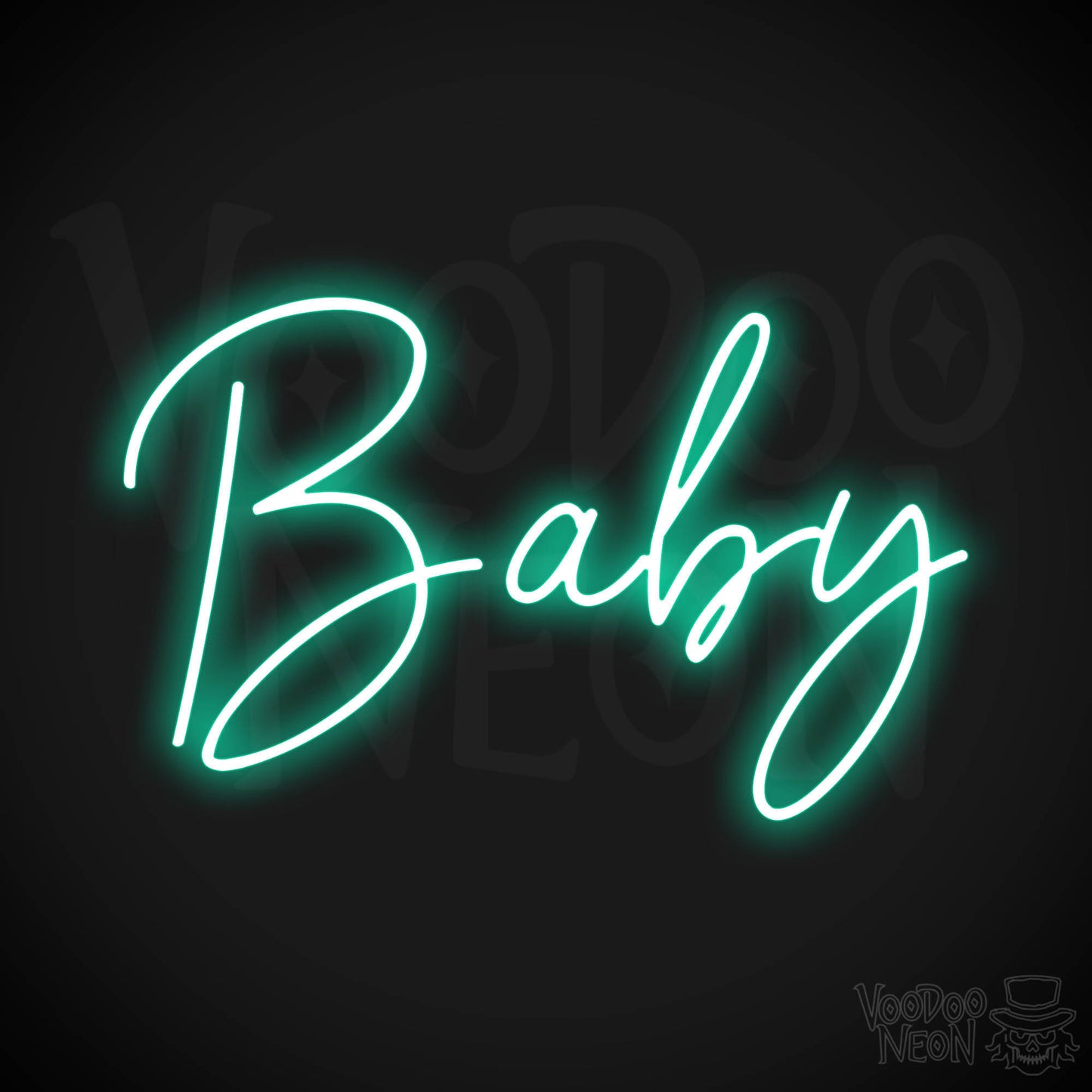 Baby Neon Sign - Neon Baby Sign - LED Wall Art - Color Light Green