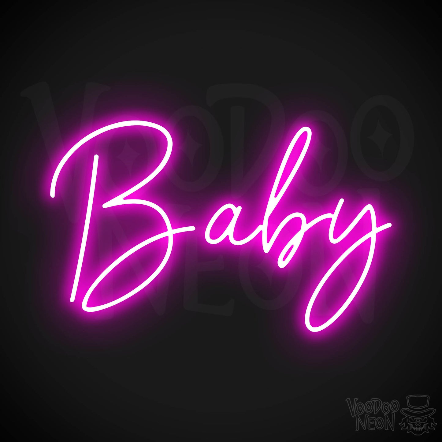 Baby Neon Sign - Neon Baby Sign - LED Wall Art - Color Pink