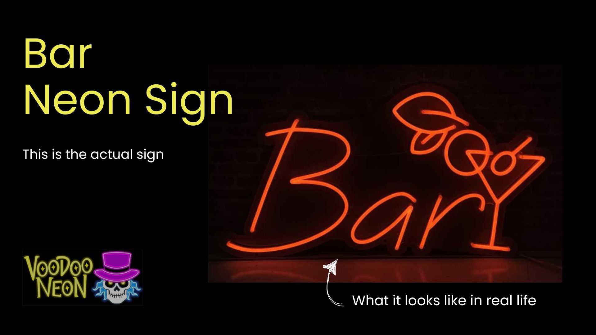 Bar - Actual Neon Sign