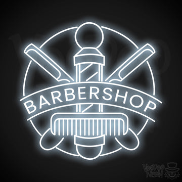 Barber Shop LED Neon - Cool White