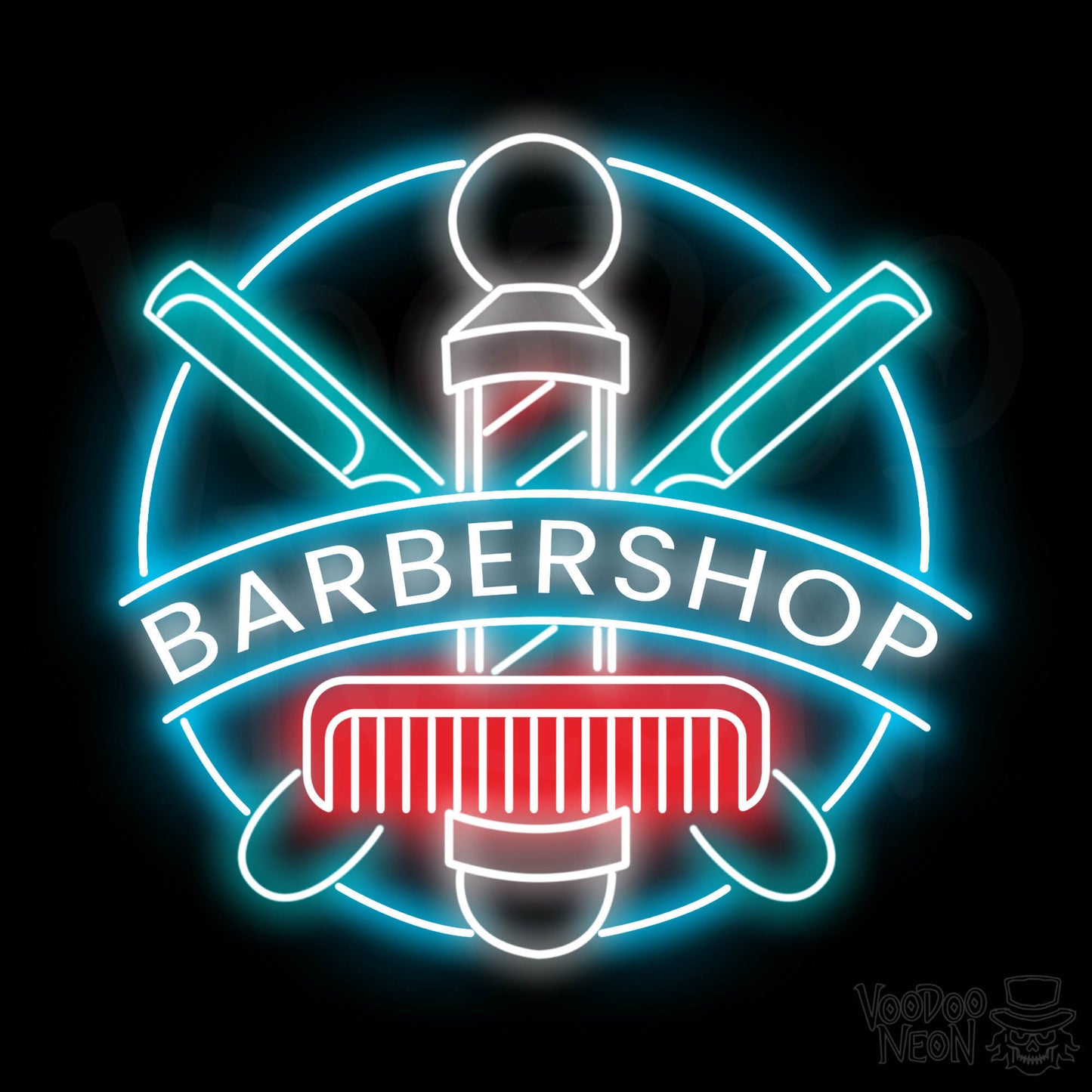 Barber Shop LED Neon - Multi-Color