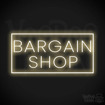 Bargain Shop LED Neon - Warm White