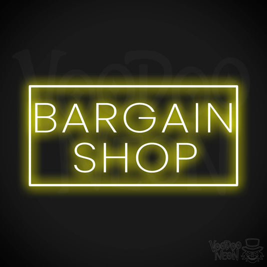 Bargain Shop LED Neon - Yellow