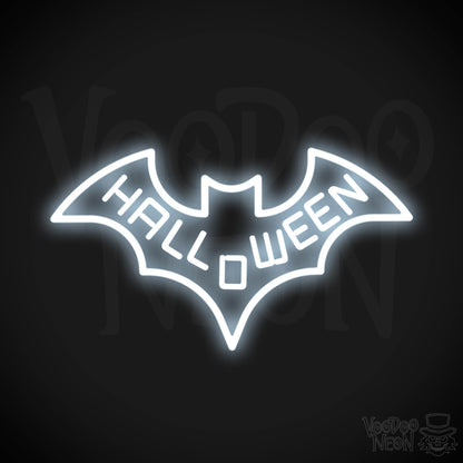 Neon Bat Sign - Bat Neon Sign - Neon Wall Art - Color Cool White