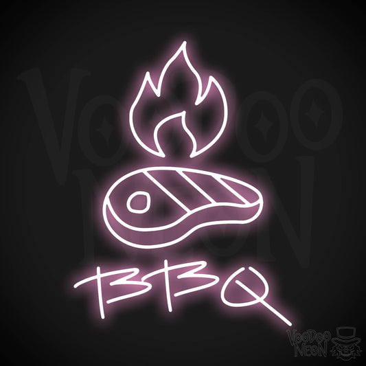 BBQ LED Neon - Light Pink