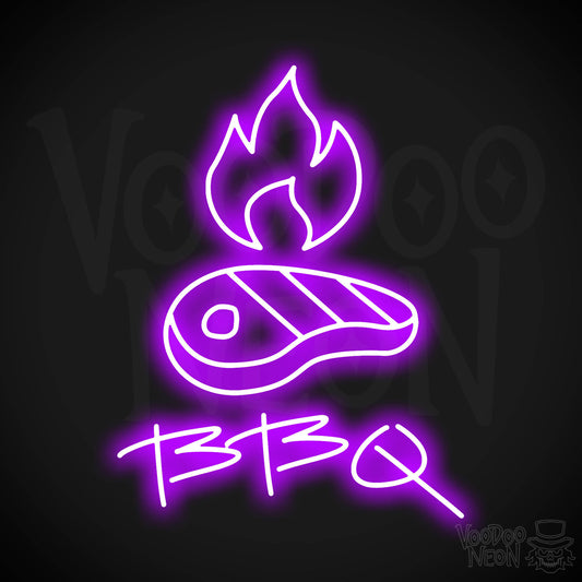 BBQ LED Neon - Purple
