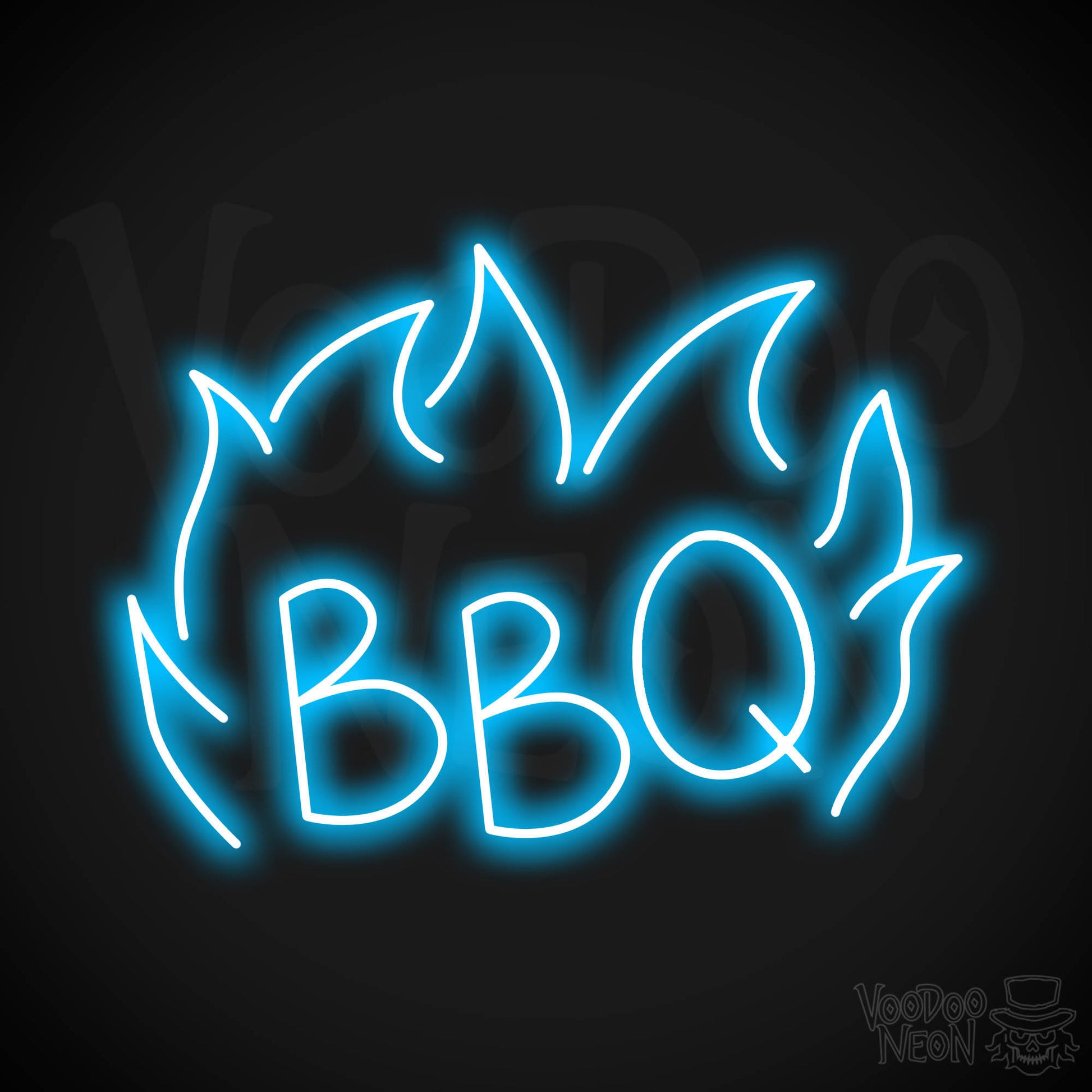 BBQ LED Neon - Dark Blue