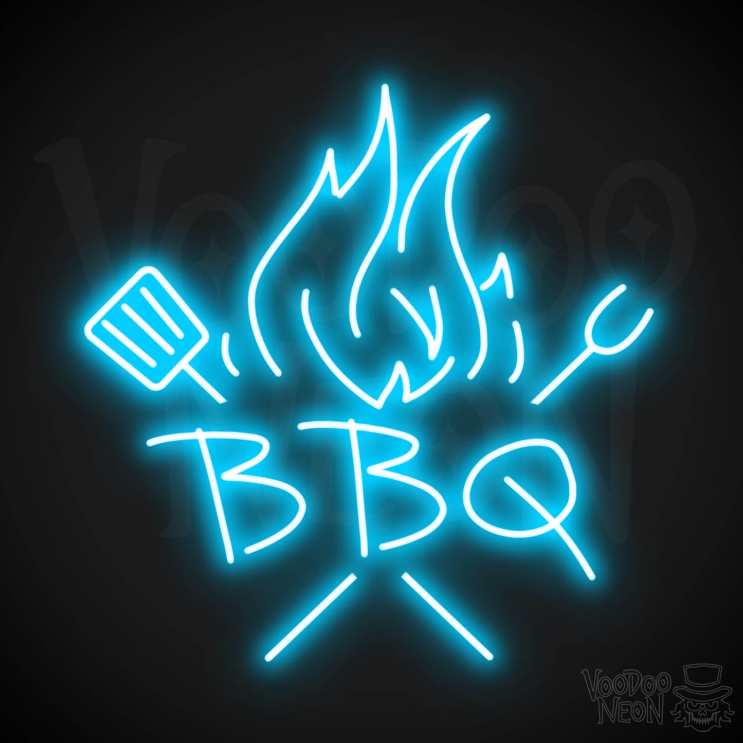 BBQ LED Neon - Dark Blue