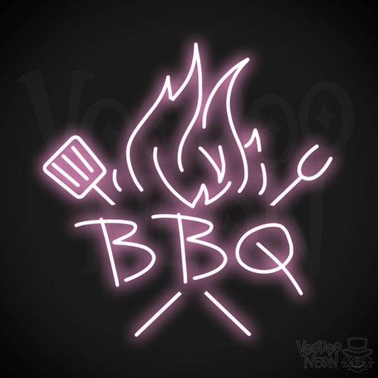 BBQ LED Neon - Light Pink