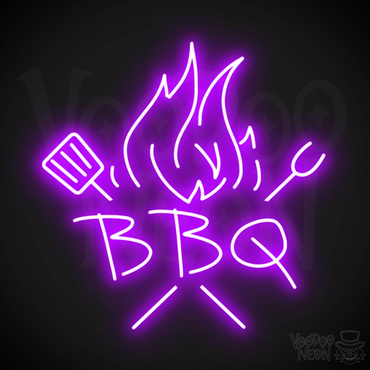 BBQ LED Neon - Purple