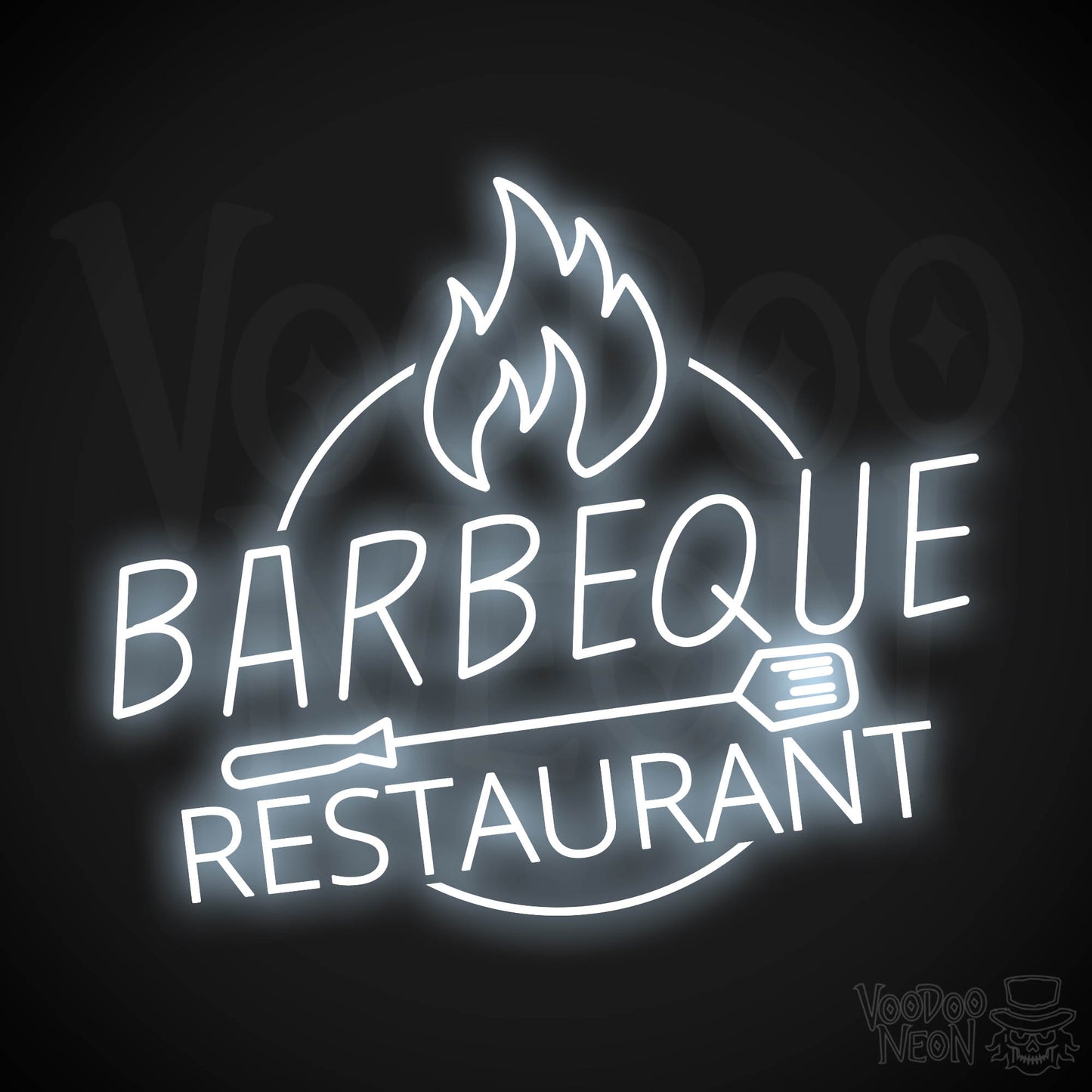 BBQ Restaurant LED Neon - Cool White