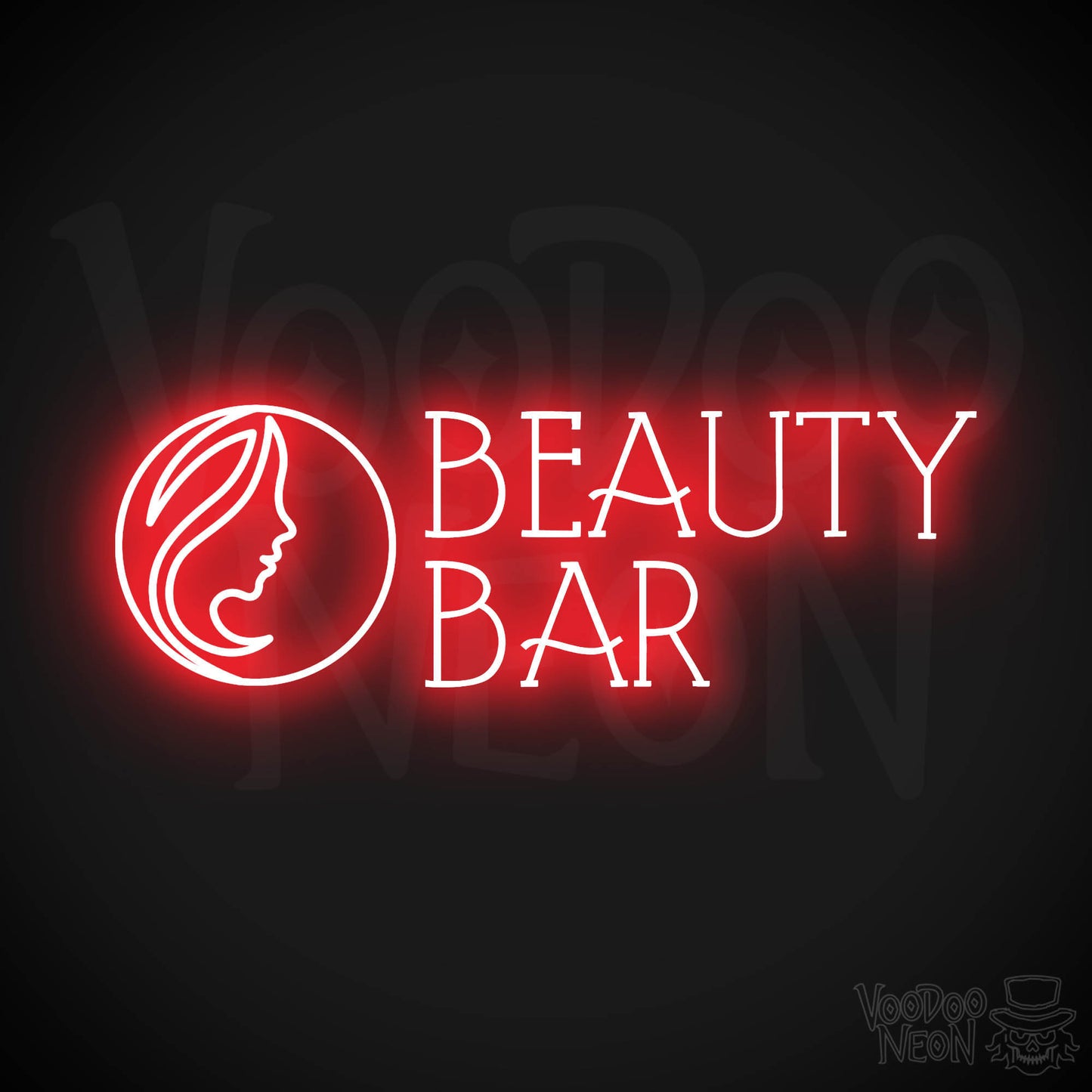 Beauty Bar LED Neon - Red